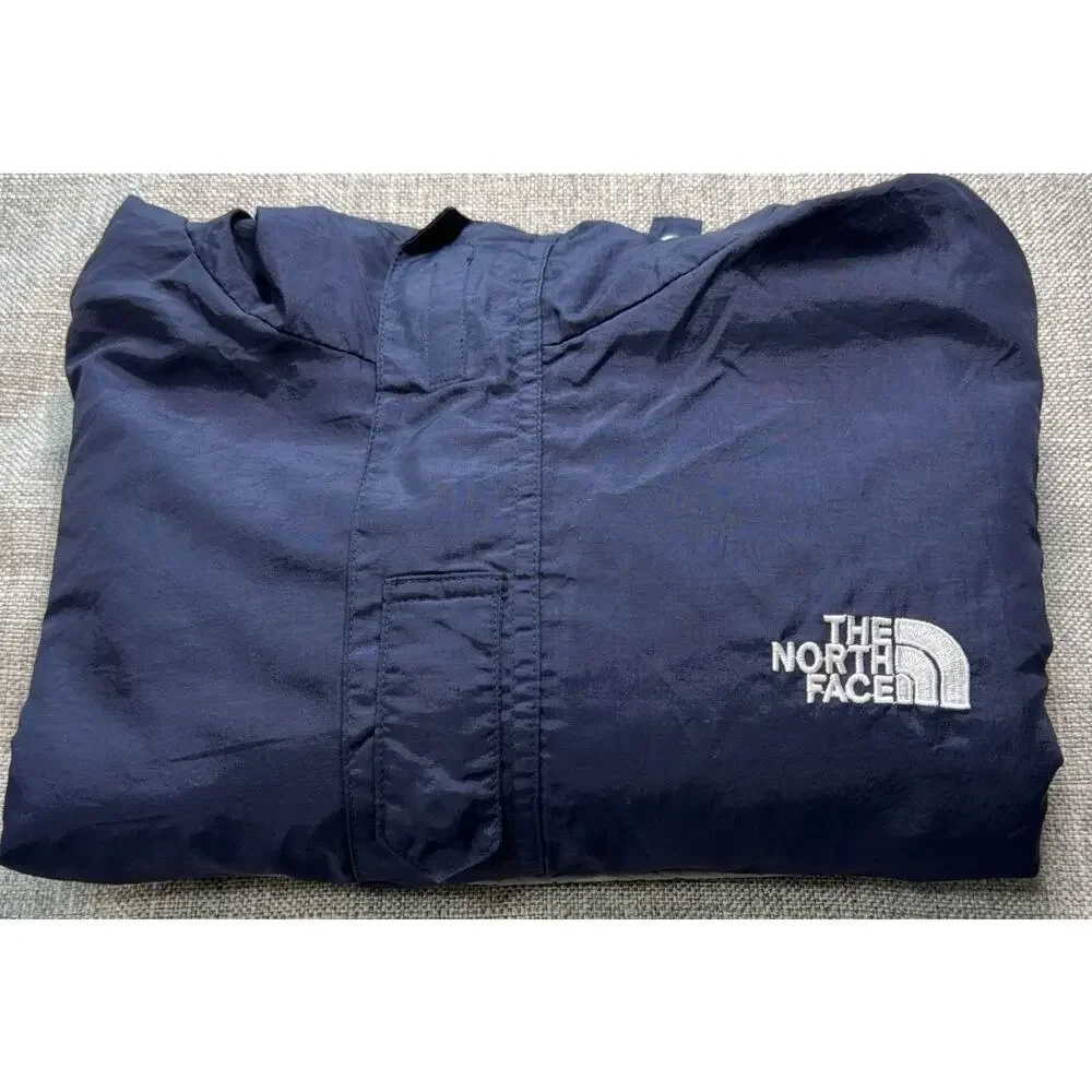 Vintage Y2K The North Face Anorak Jacket Mens L 100 Navy Pullover Korea